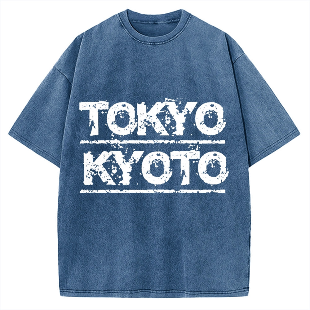 Tokyo Kyoto Vintage Washed T-shirt