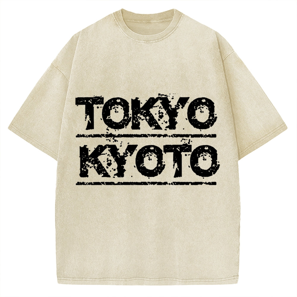 Tokyo Kyoto Vintage Washed T-shirt