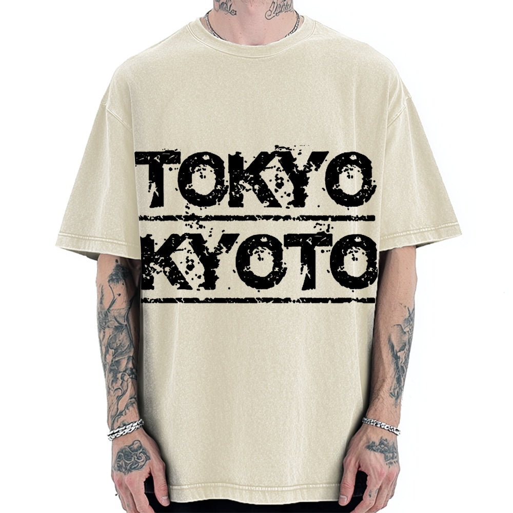 Tokyo Kyoto Vintage Washed T-shirt