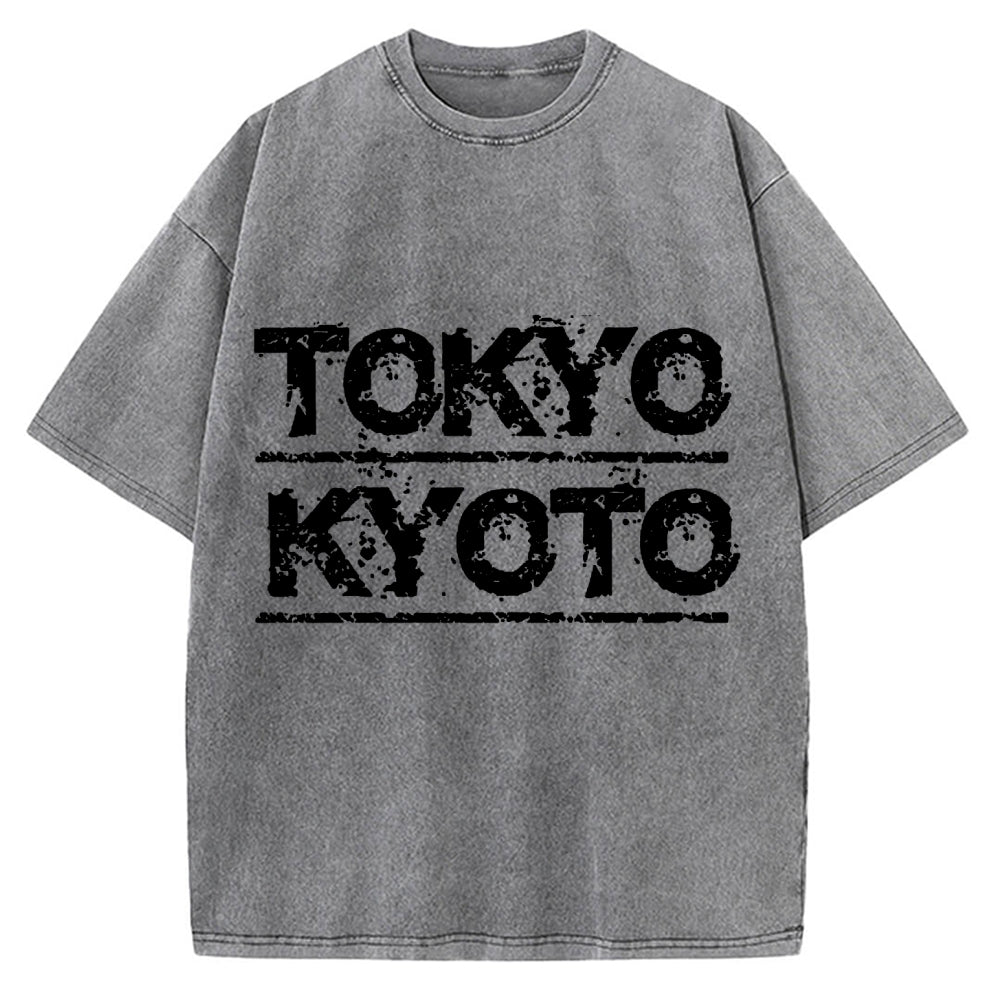 Tokyo Kyoto Vintage Washed T-shirt