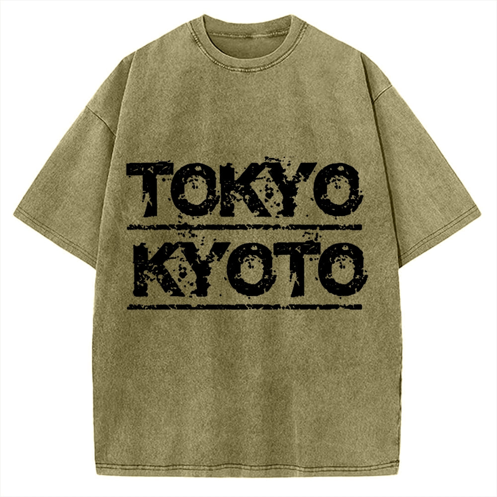 Tokyo Kyoto Vintage Washed T-shirt