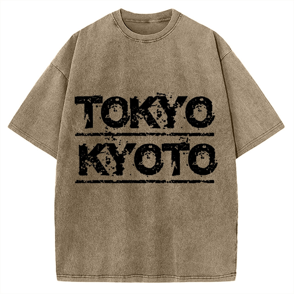 Tokyo Kyoto Vintage Washed T-shirt