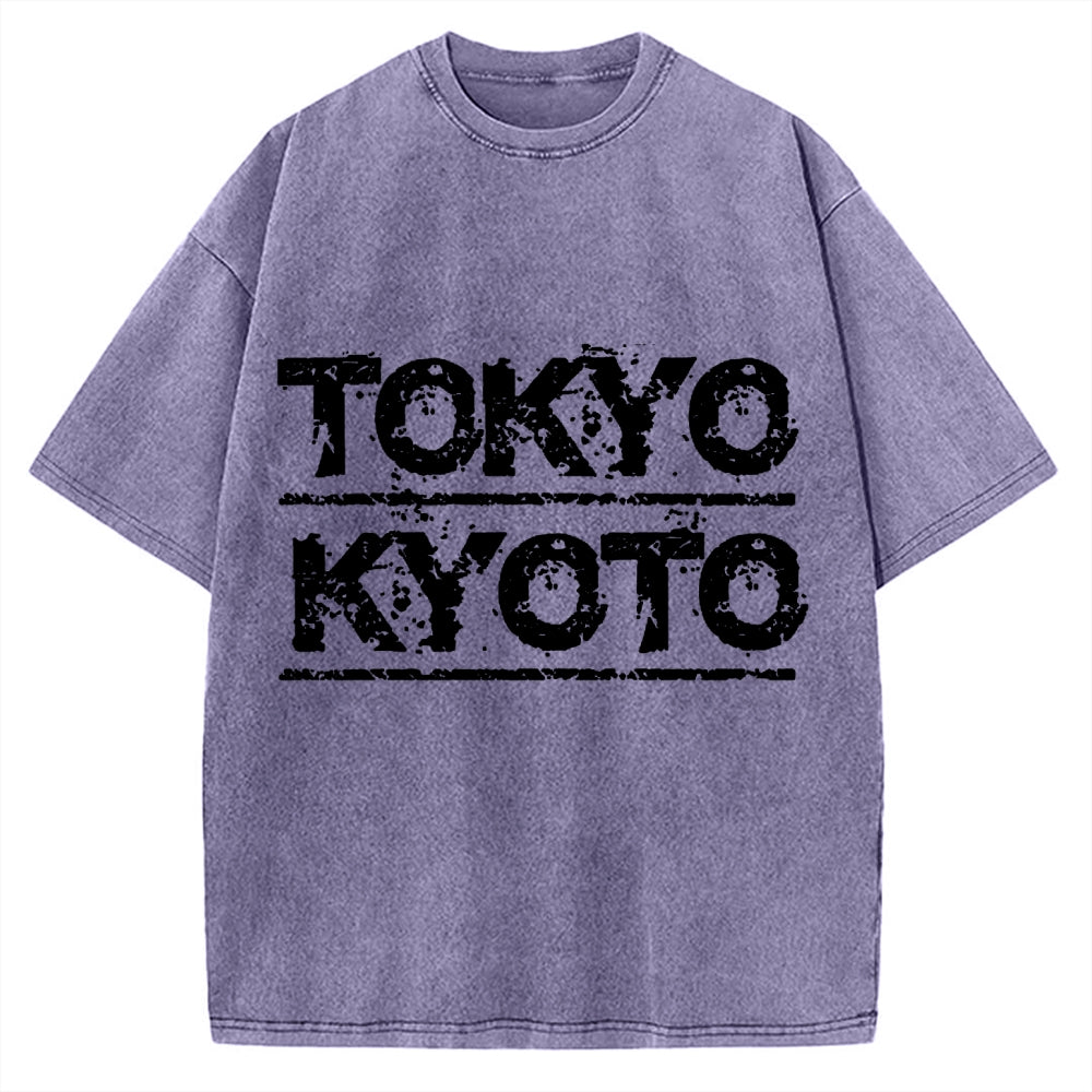 Tokyo Kyoto Vintage Washed T-shirt