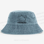 I need ibuprofen Cat Vintage Washed Bucket Hat
