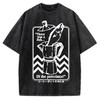 Fish In The Coffee Machine Vintage Washed T-shirt
