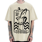 Fish In The Coffee Machine Vintage Washed T-shirt