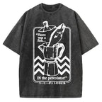 Fish In The Coffee Machine Vintage Washed T-shirt