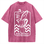 Fish In The Coffee Machine Vintage Washed T-shirt