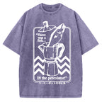Fish In The Coffee Machine Vintage Washed T-shirt