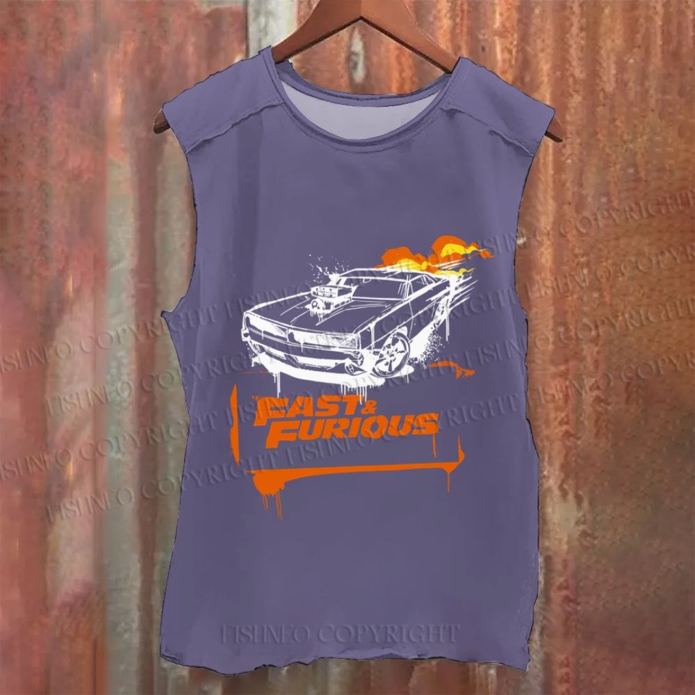 Vintage Fast & Furious Washed Tank Top