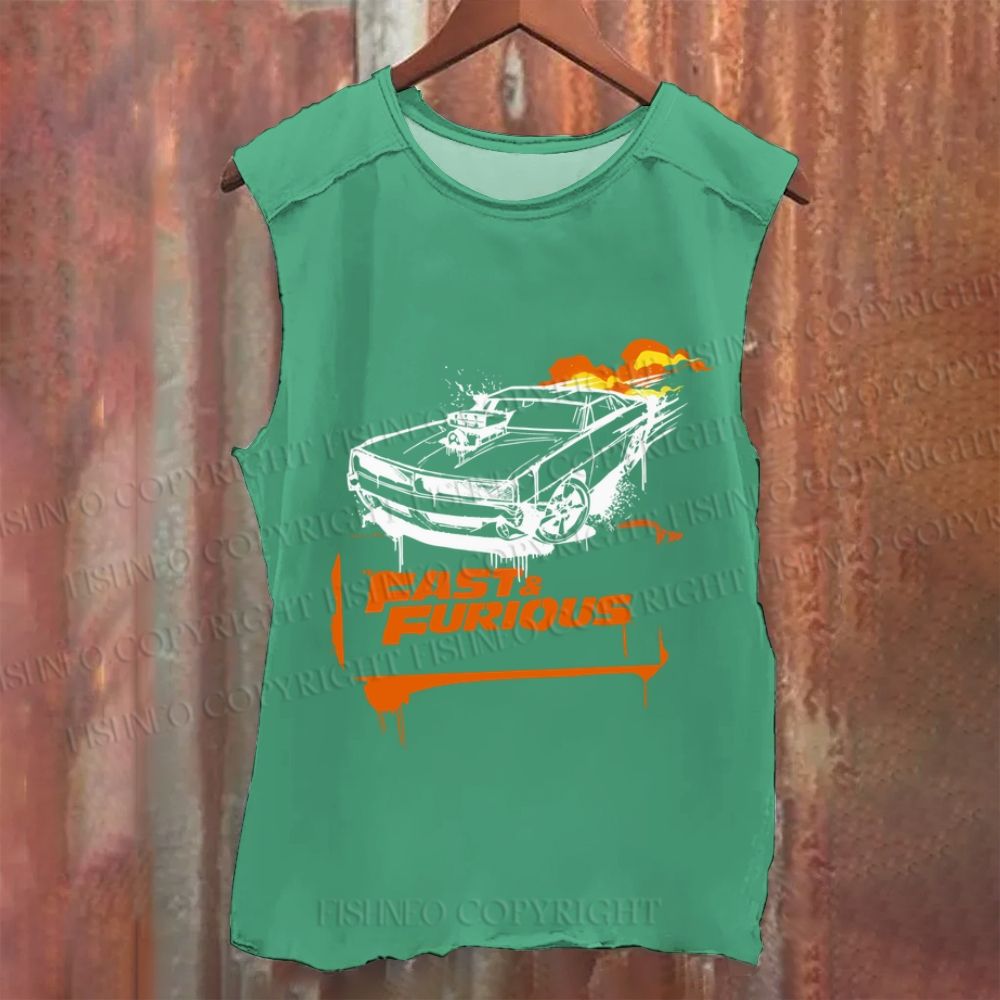 Vintage Fast & Furious Washed Tank Top