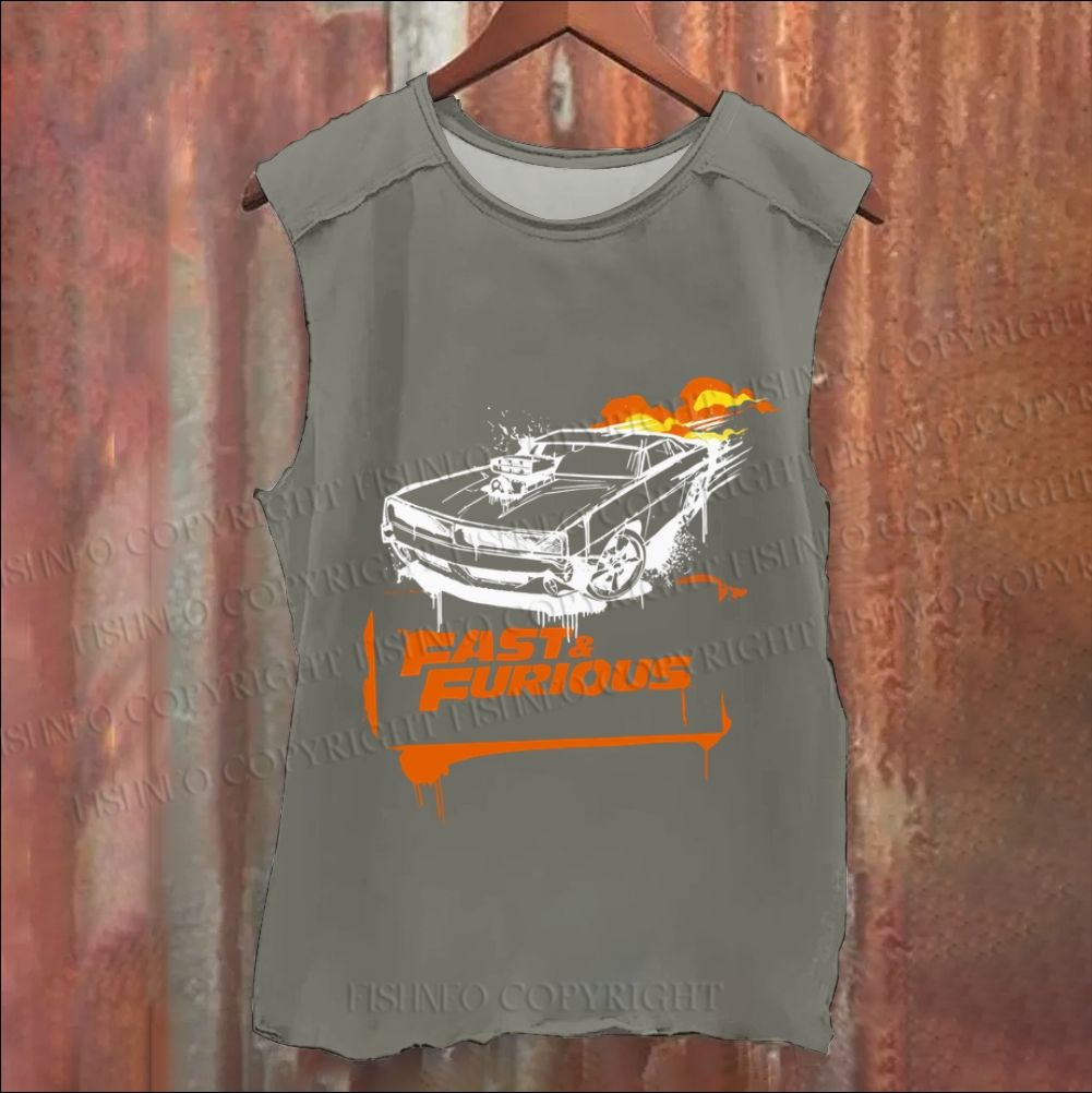 Vintage Fast & Furious Washed Tank Top