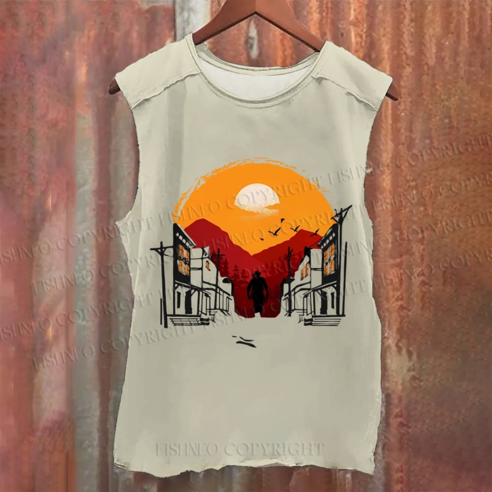 Vintage Red Dead Redemption Washed Tank Top