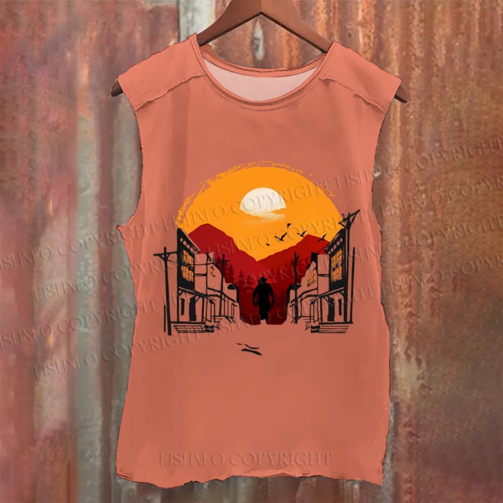 Vintage Red Dead Redemption Washed Tank Top