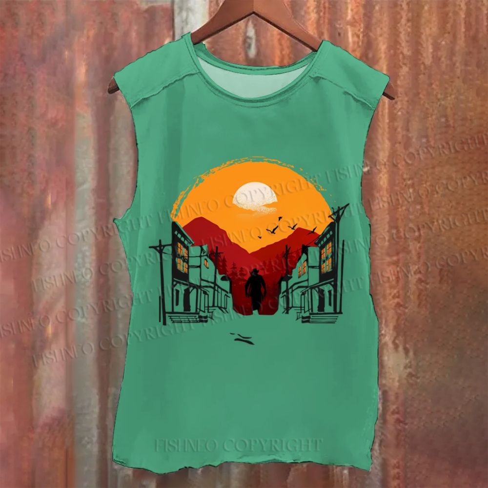 Vintage Red Dead Redemption Washed Tank Top