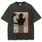 Unisex Printed Washed Tee 2506014191