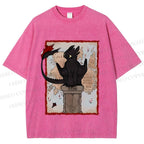 Unisex Printed Washed Tee 2506014191
