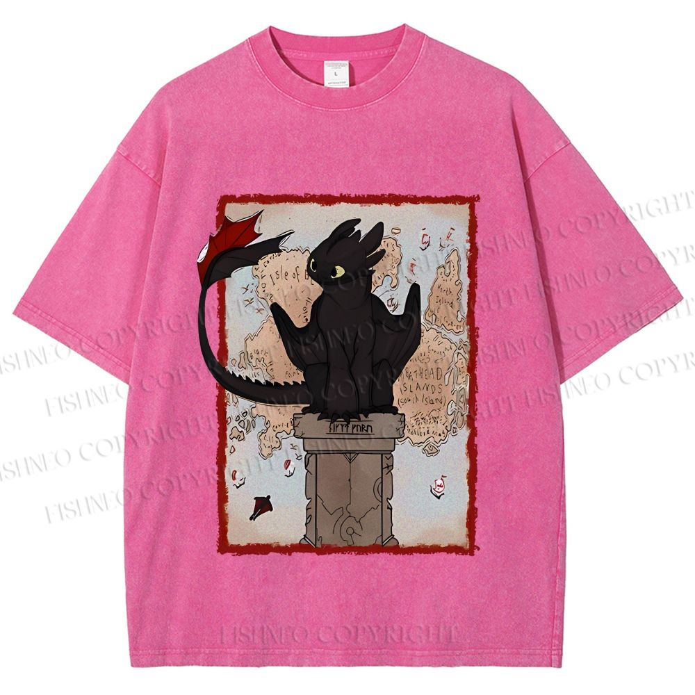 Unisex Printed Washed Tee 2506014191