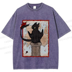 Unisex Printed Washed Tee 2506014191