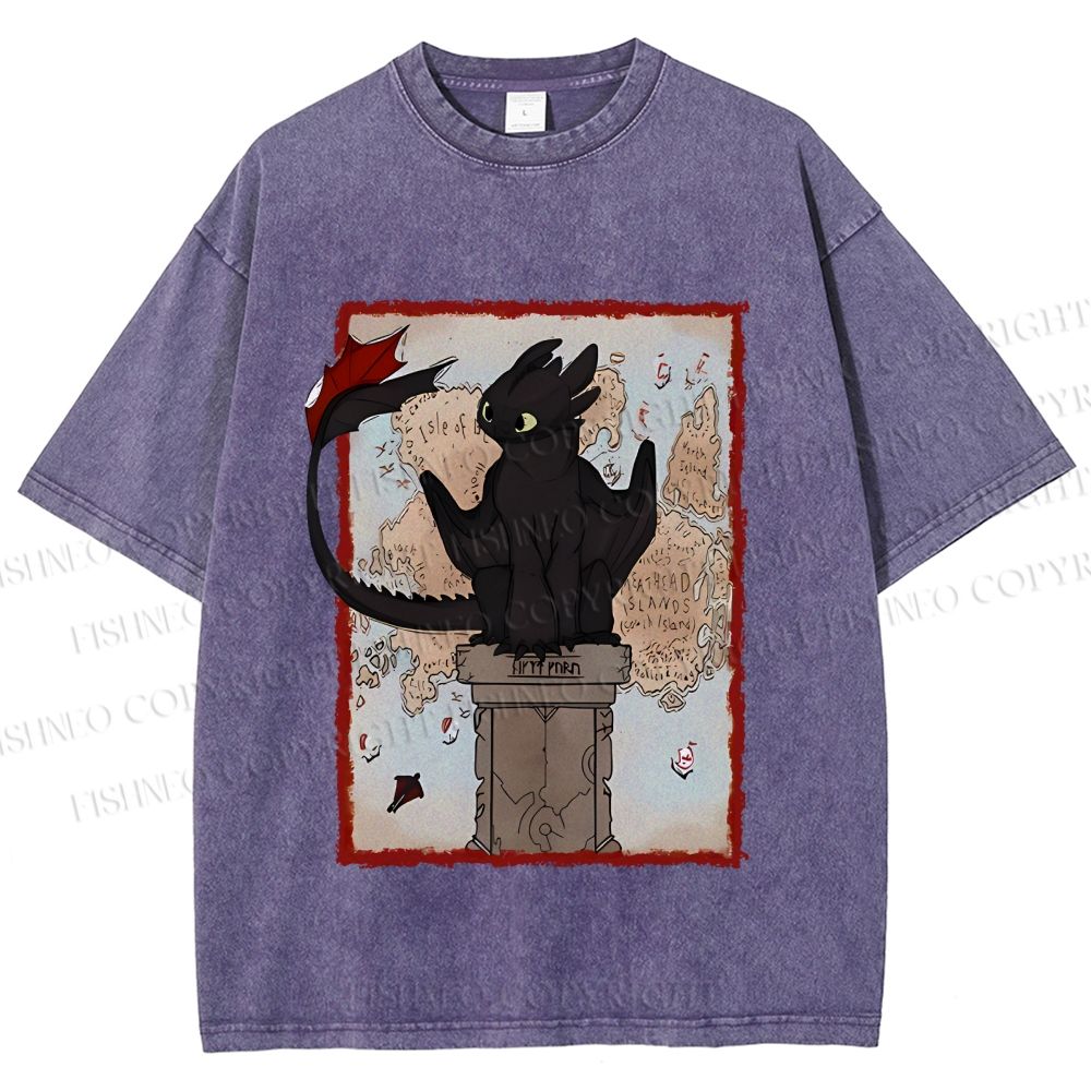Unisex Printed Washed Tee 2506014191