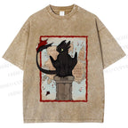 Unisex Printed Washed Tee 2506014191