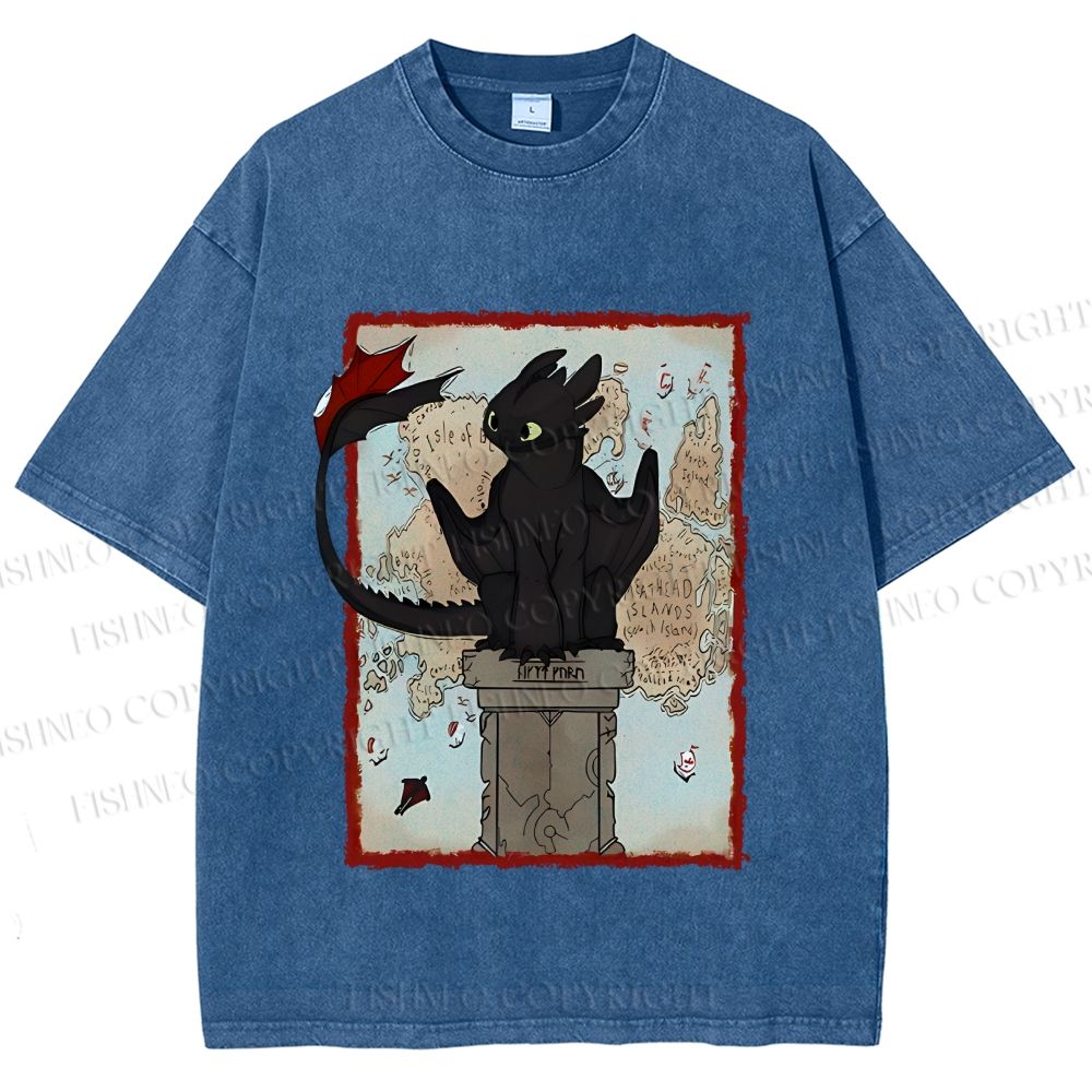 Unisex Printed Washed Tee 2506014191