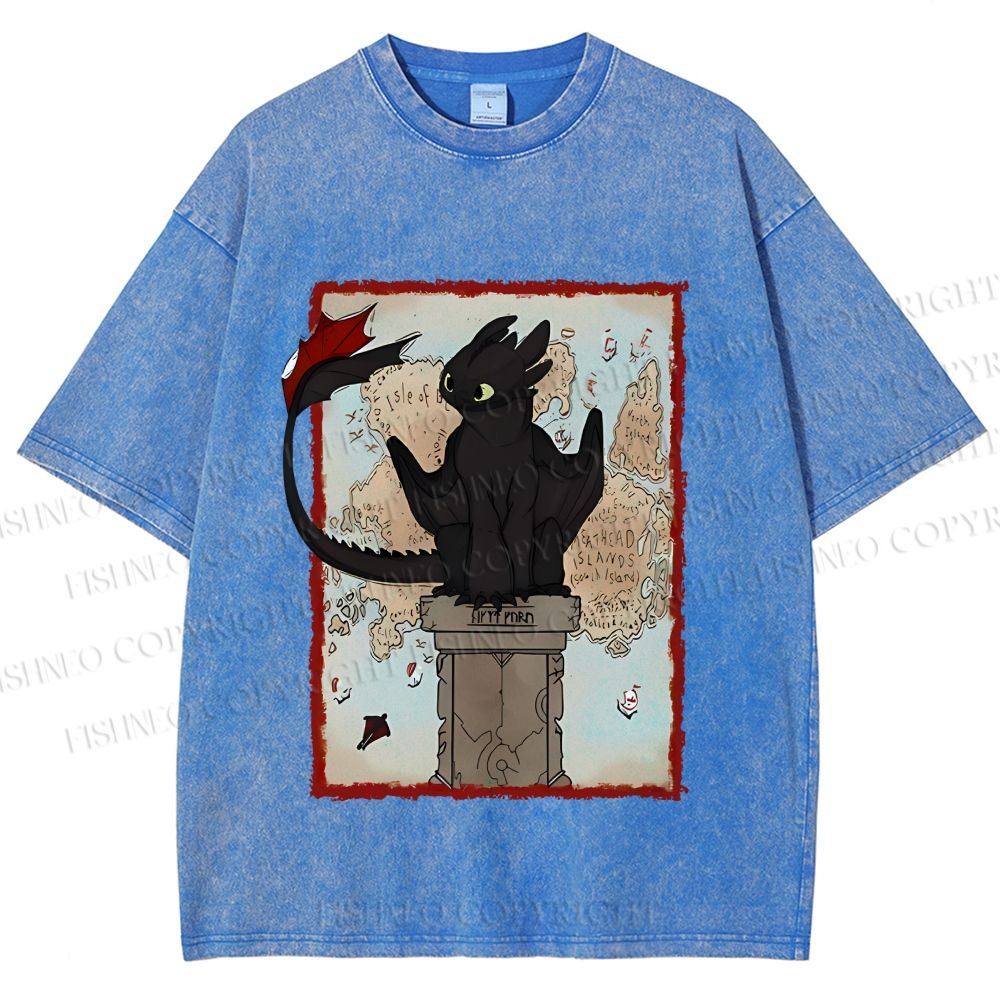 Unisex Printed Washed Tee 2506014191