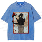 Unisex Printed Washed Tee 2506014191