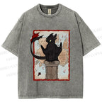 Unisex Printed Washed Tee 2506014191
