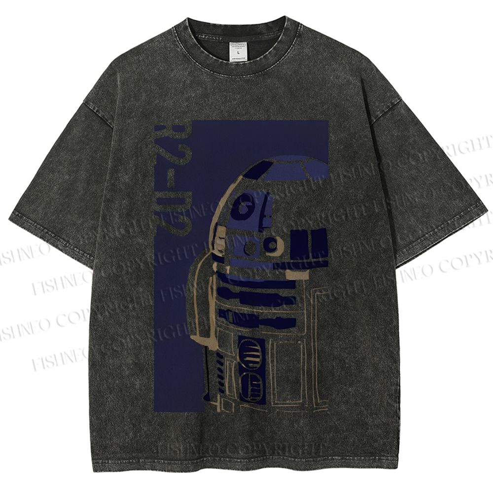 Unisex Star Wars Printed Washed Tee