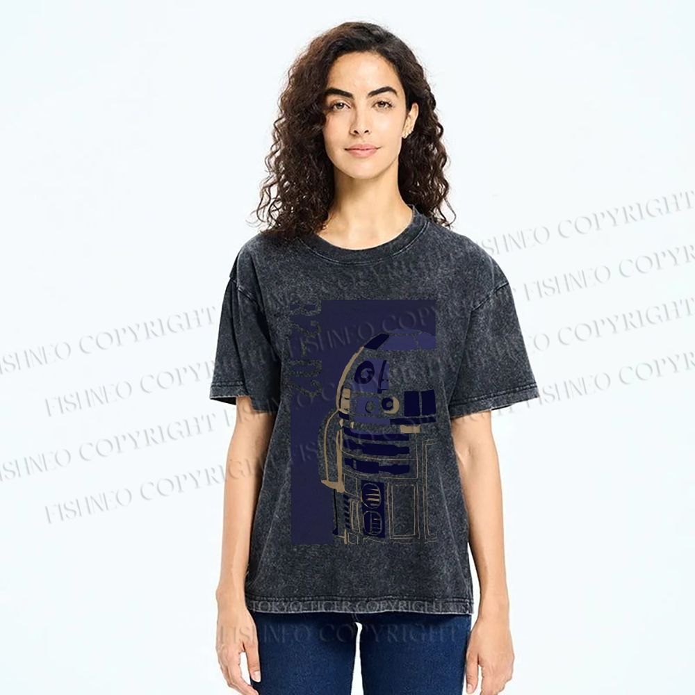 Unisex Star Wars Printed Washed Tee