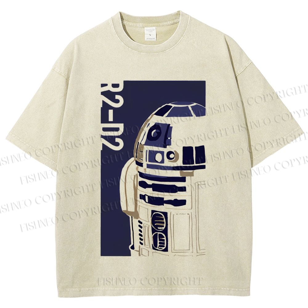 Unisex Star Wars Printed Washed Tee