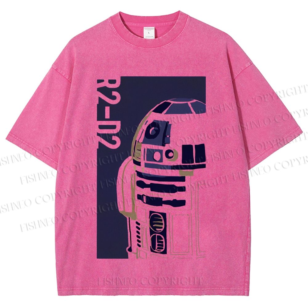Unisex Star Wars Printed Washed Tee