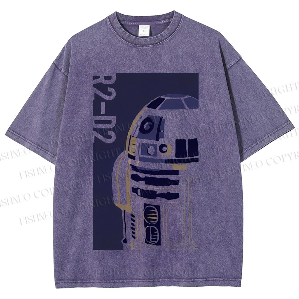 Unisex Star Wars Printed Washed Tee