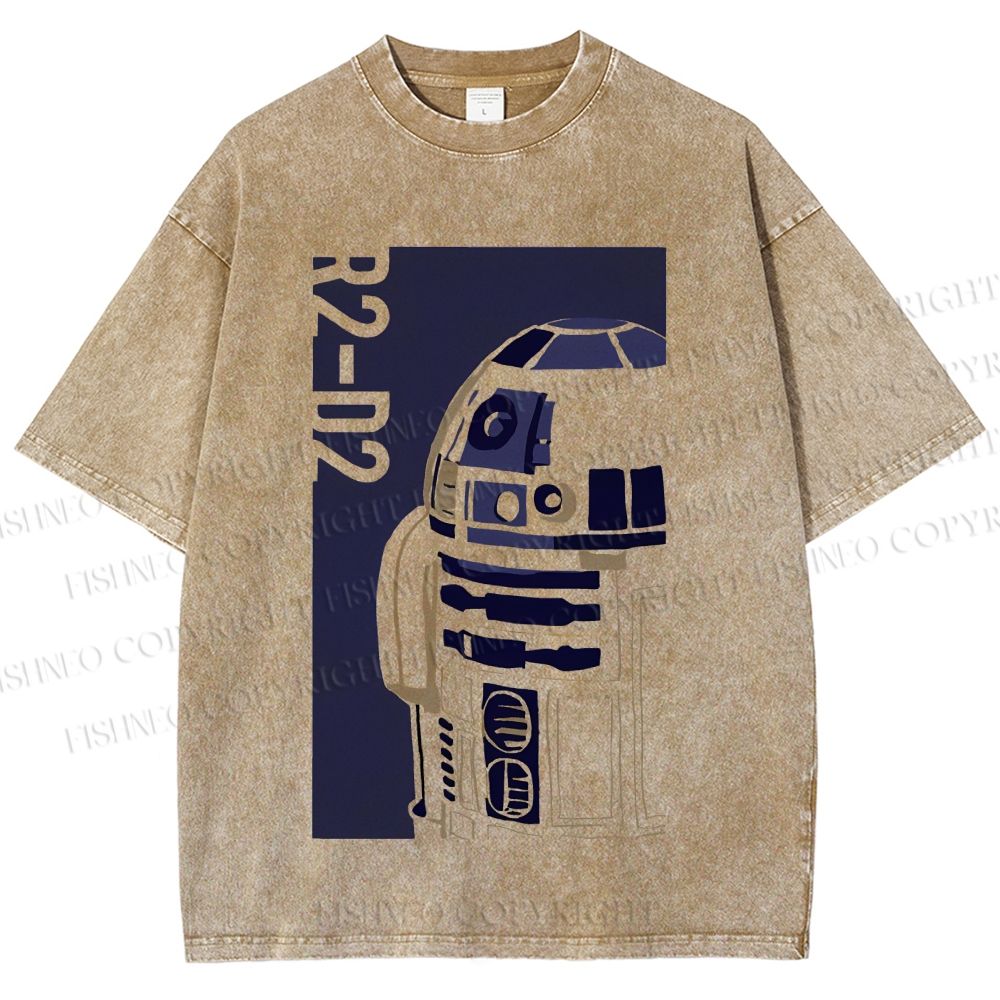 Unisex Star Wars Printed Washed Tee