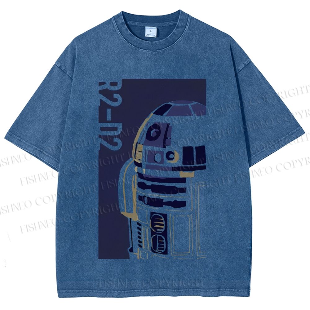 Unisex Star Wars Printed Washed Tee
