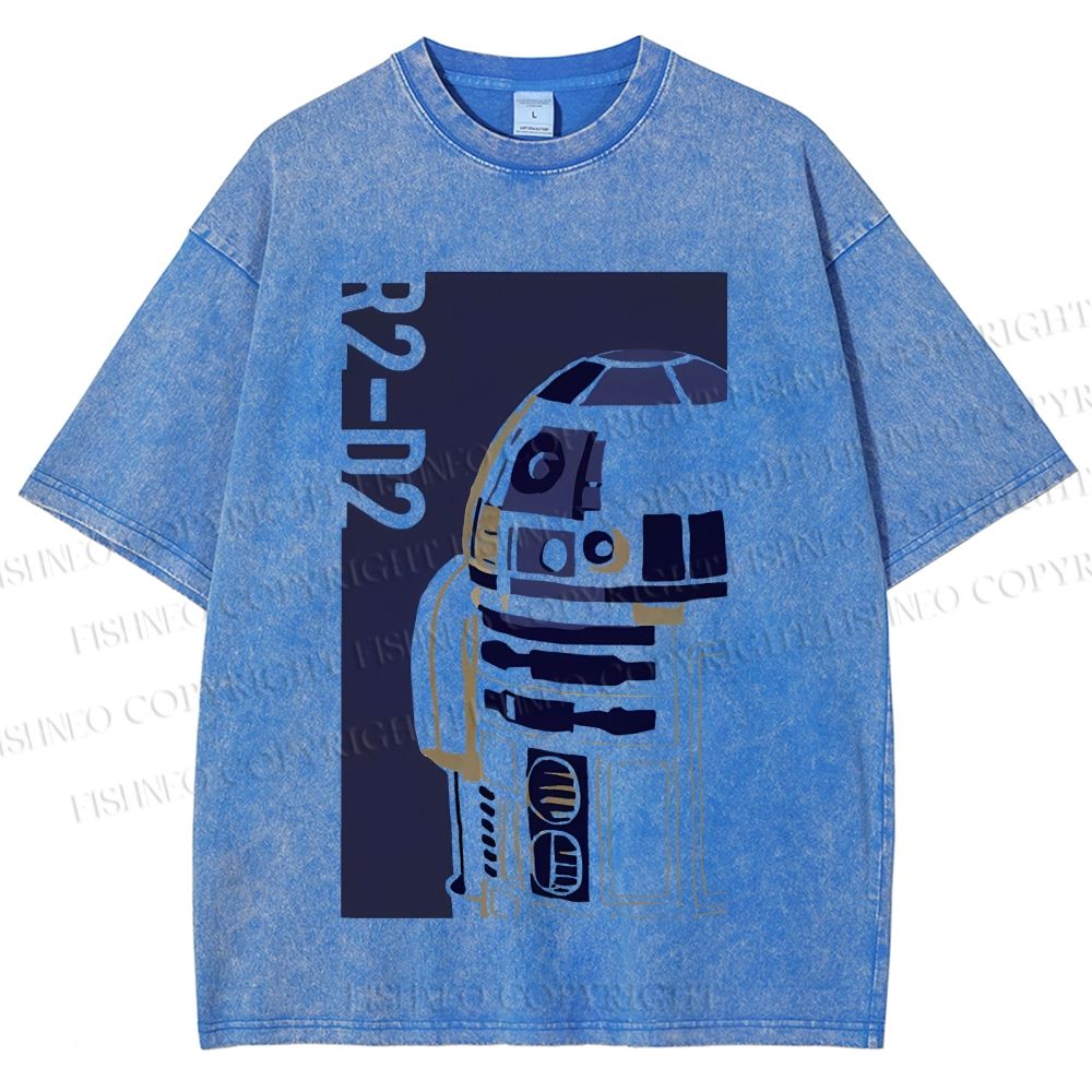 Unisex Star Wars Printed Washed Tee
