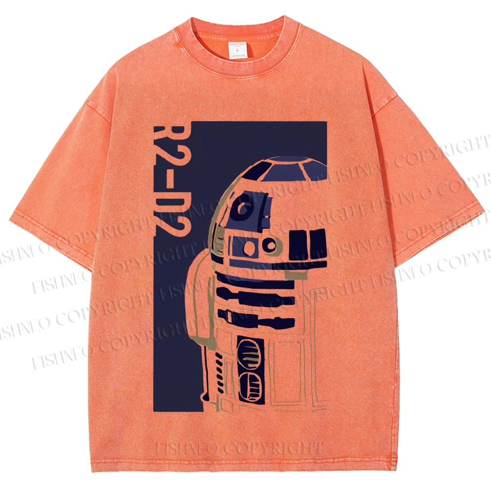 Unisex Star Wars Printed Washed Tee