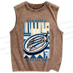 Unisex Printed Washed Tank Top 2506014582