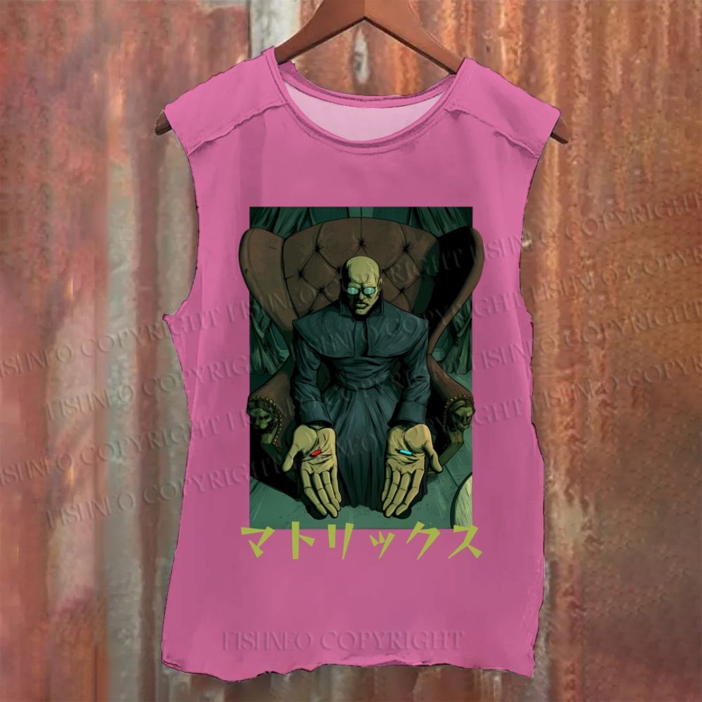 Vintage Japanese The Matrix Washed Tank Top