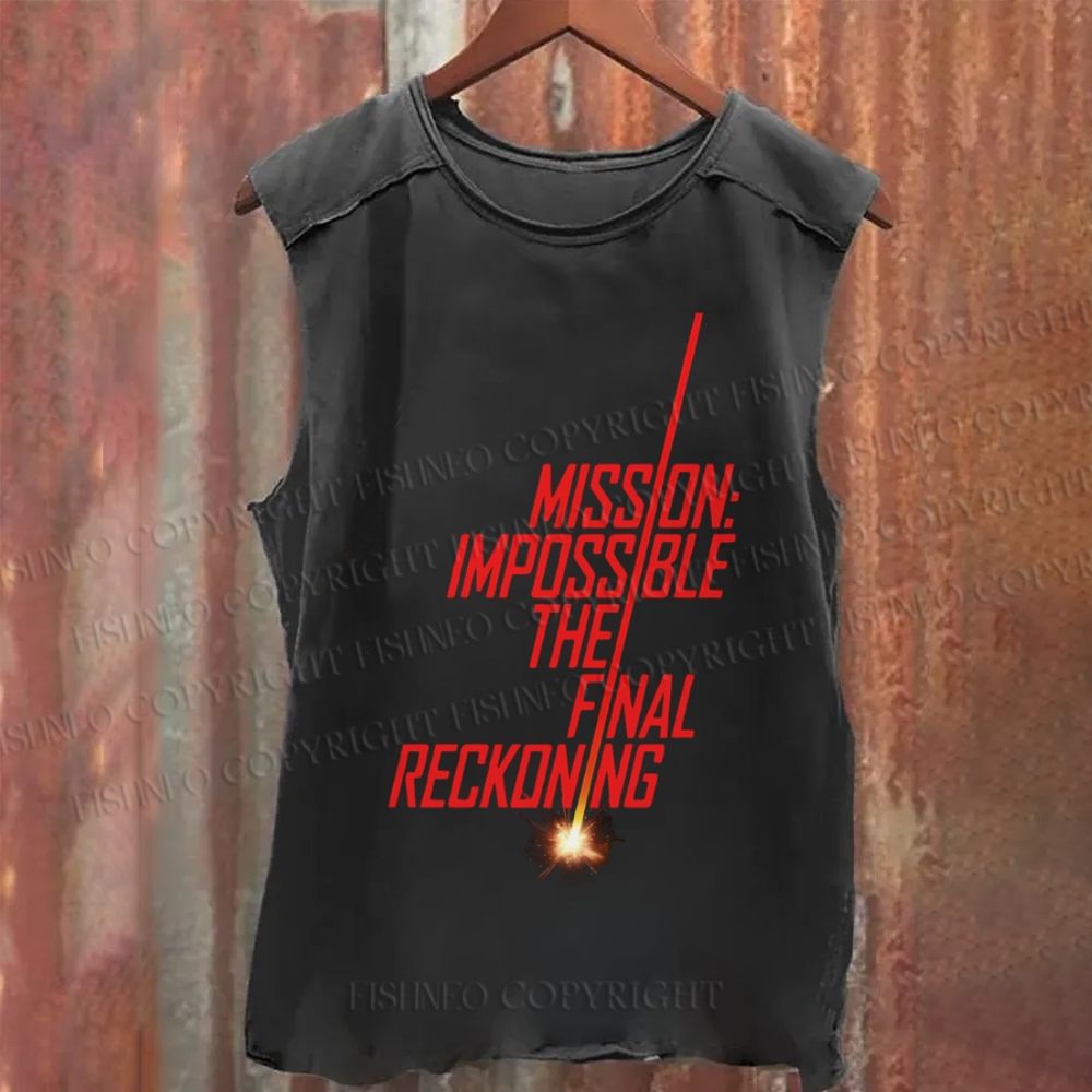 Vintage Mission： Impossible Washed Tank Top