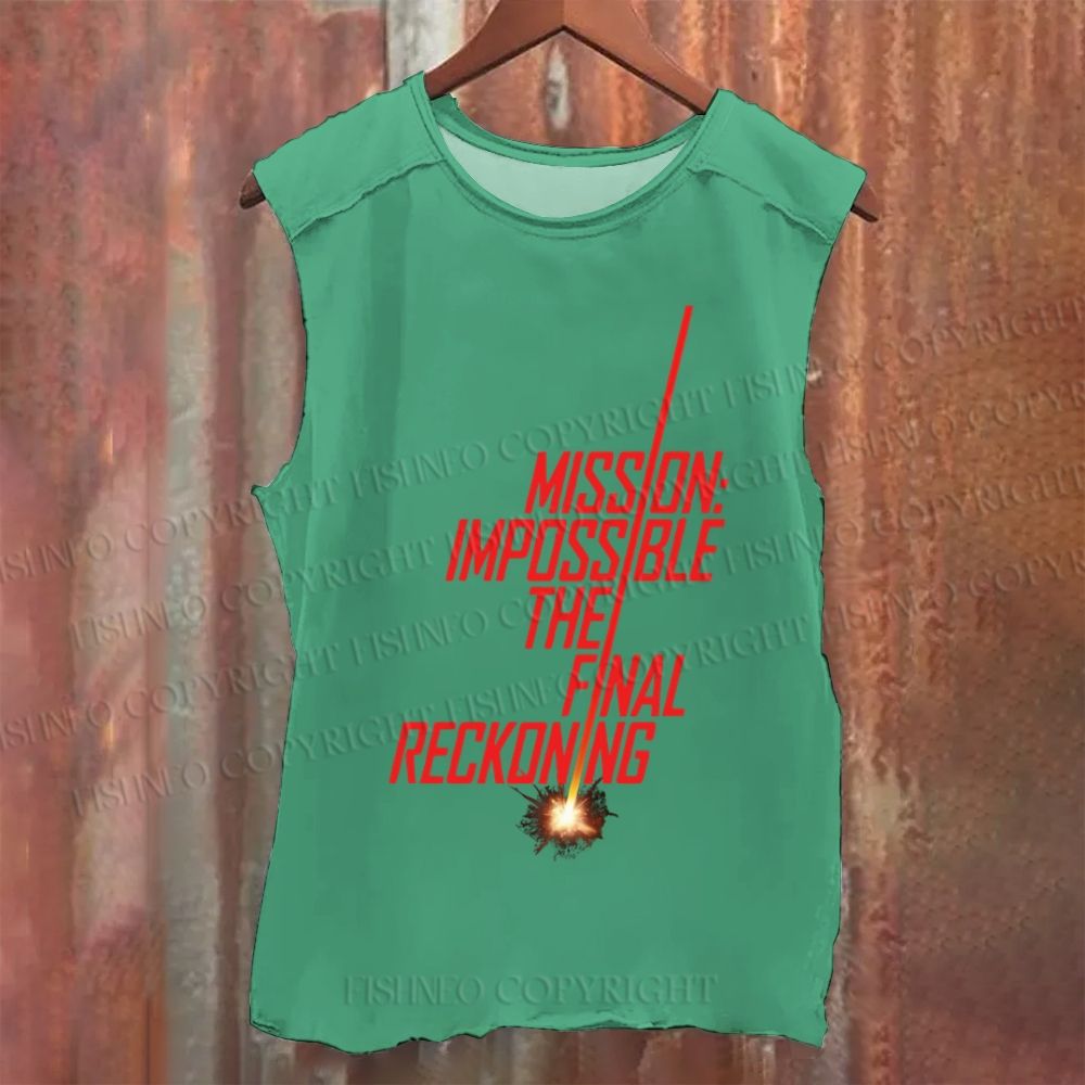 Vintage Mission： Impossible Washed Tank Top