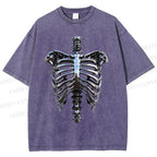 Unisex Hajime Sorayama Rib Printed Washed Tee