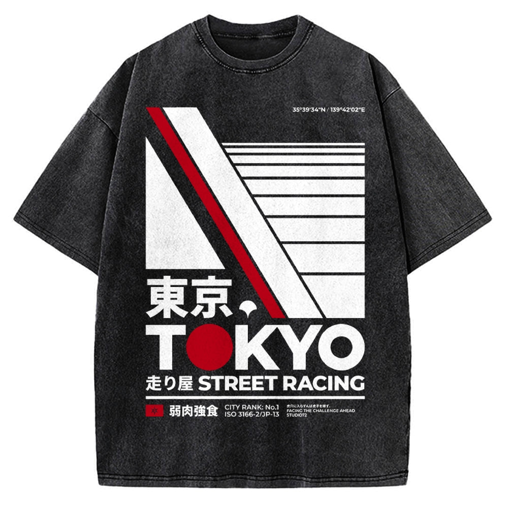 Tokyo-The law of the jungle Vintage Washed T-shirt