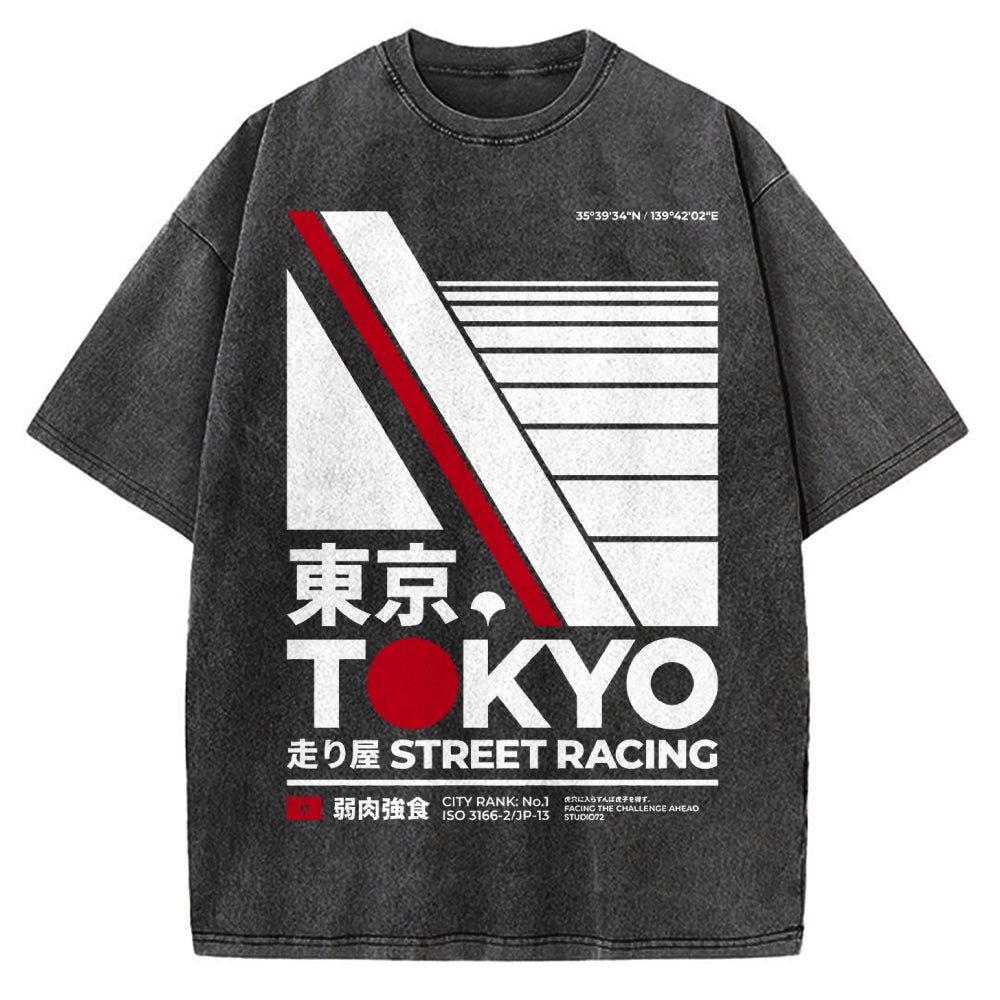 Tokyo-The law of the jungle Vintage Washed T-shirt