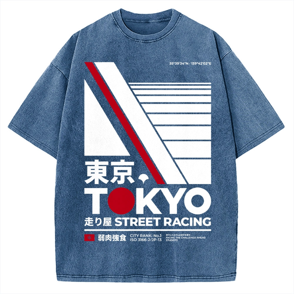 Tokyo-The law of the jungle Vintage Washed T-shirt