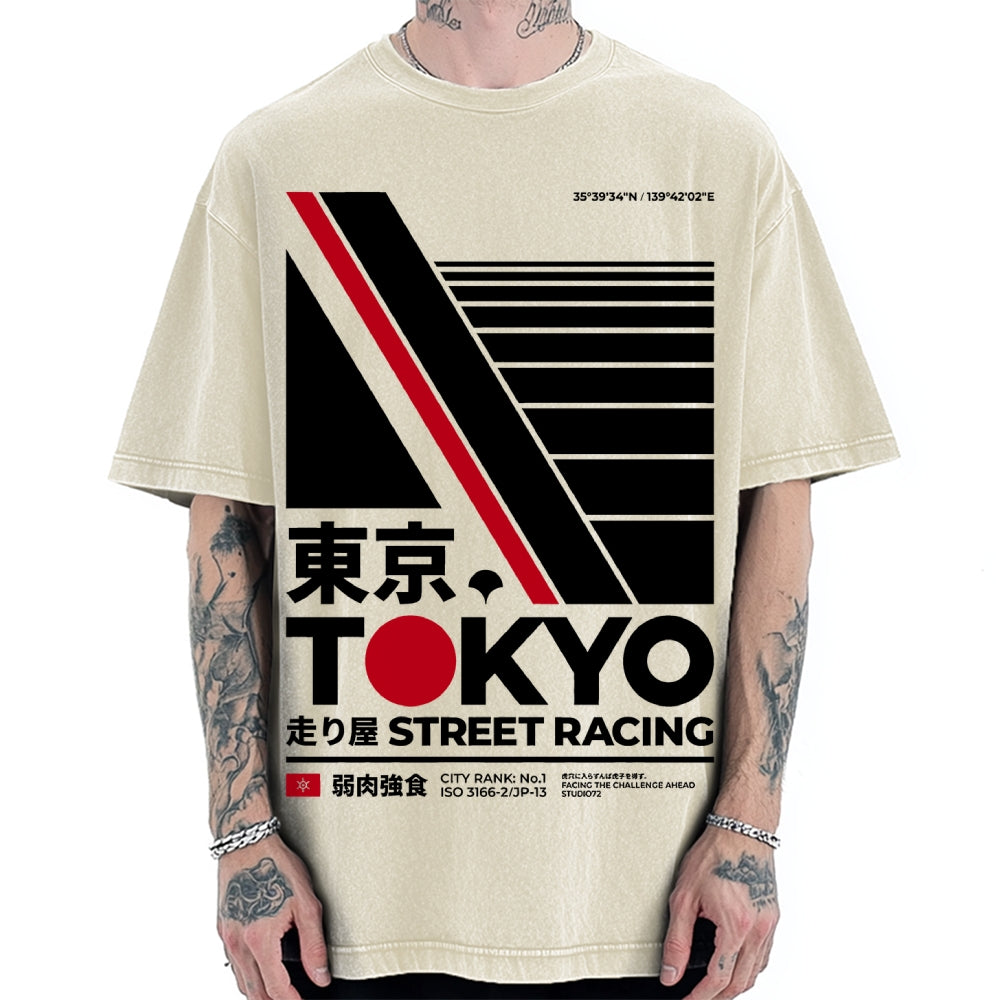 Tokyo-The law of the jungle Vintage Washed T-shirt