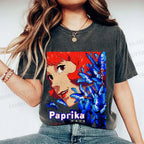 Unisex Paprika Printed Washed Tee