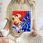 Unisex Paprika Printed Washed Tee