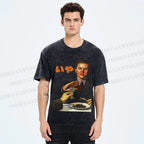 Unisex No I dont Drink Vintage Poster Printed Washed Tee